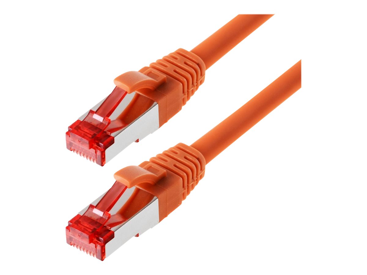 Helos Patchkabel Cat 6 S/FTP orange 0,25m