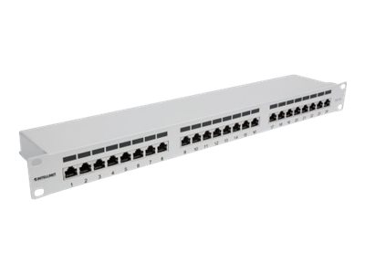 Intellinet 24-Port Patchpanel Cat6a FTP Grau