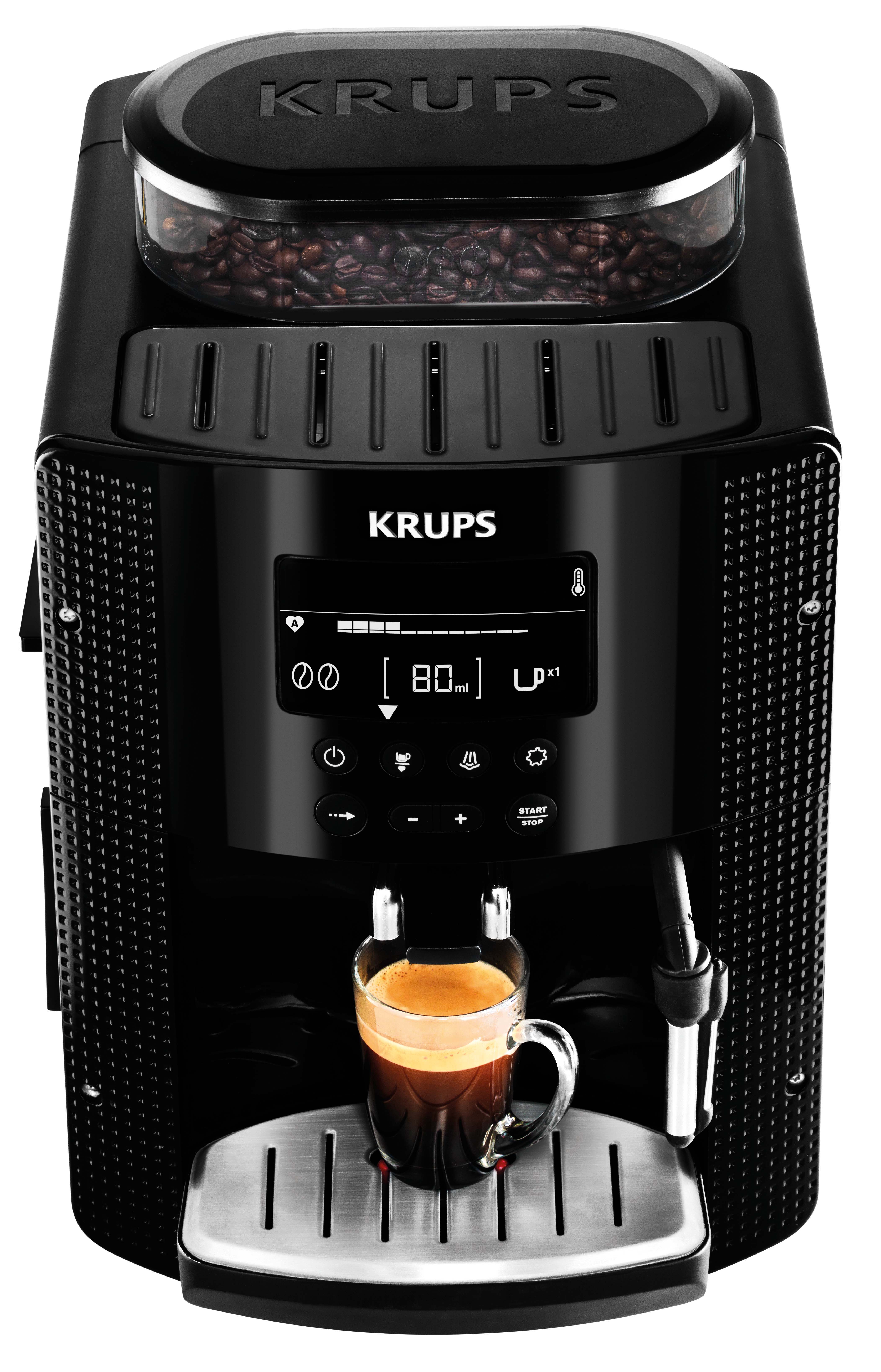 Krups EA8150 Automatische Kaffeemaschine Milchaufschäumer