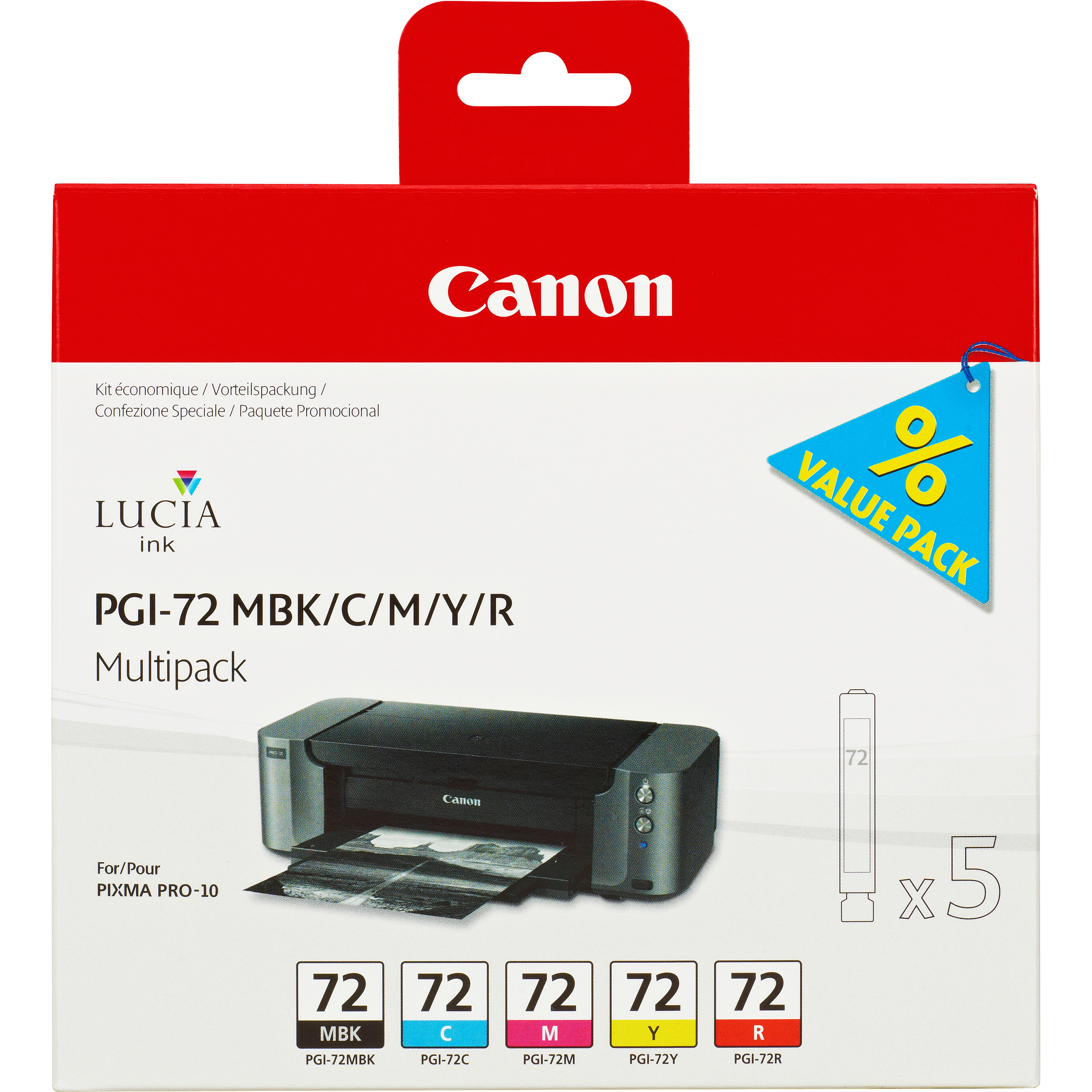 Canon PGI-72 Multipack MBK, C, M, Y, R