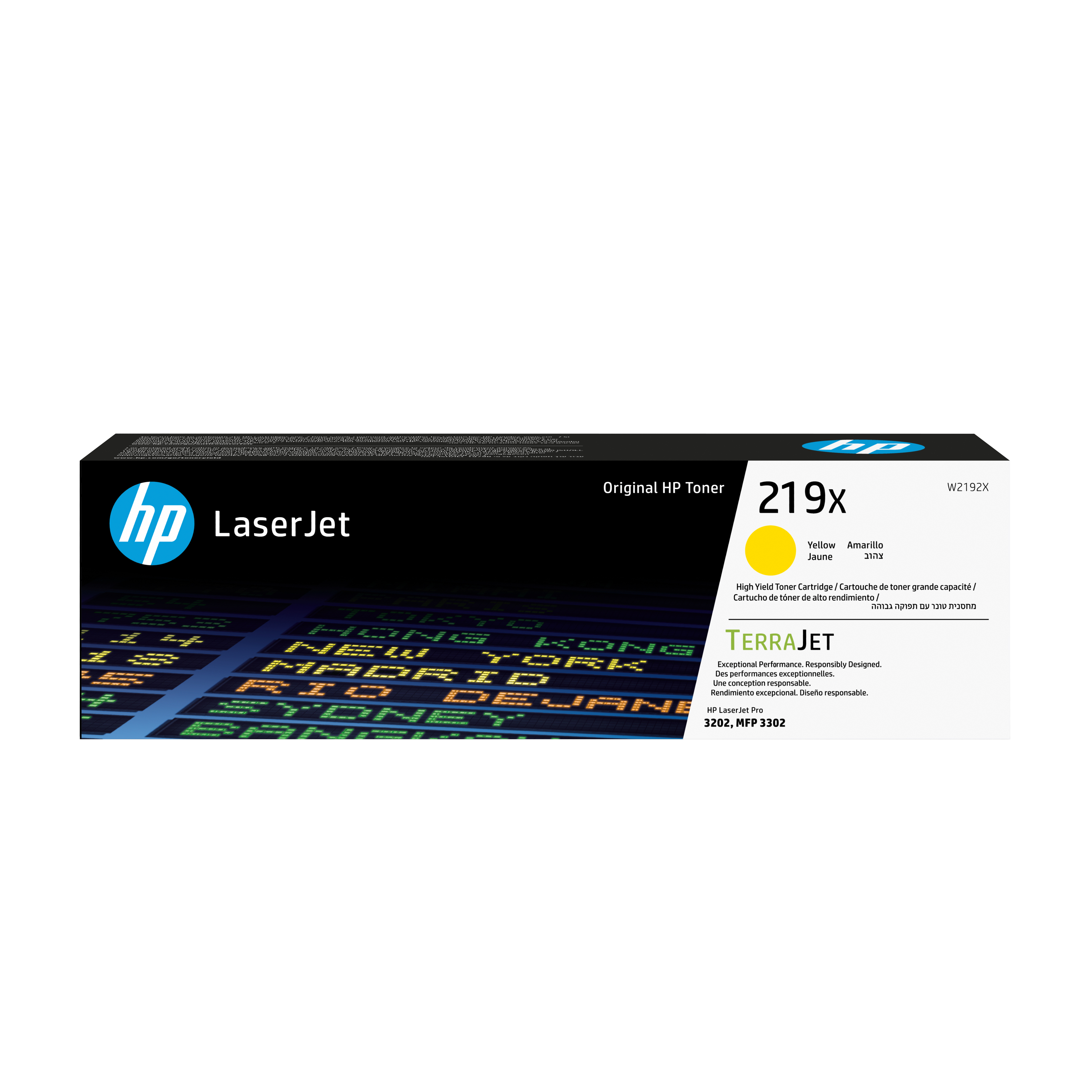 HP 219X Tonerkartusche Gelb Hohe Ergiebigkeit