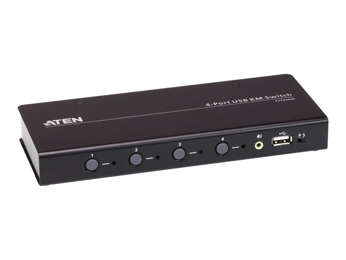 ATEN CS724KM 4-Port KVM/Audio/USB-Switch