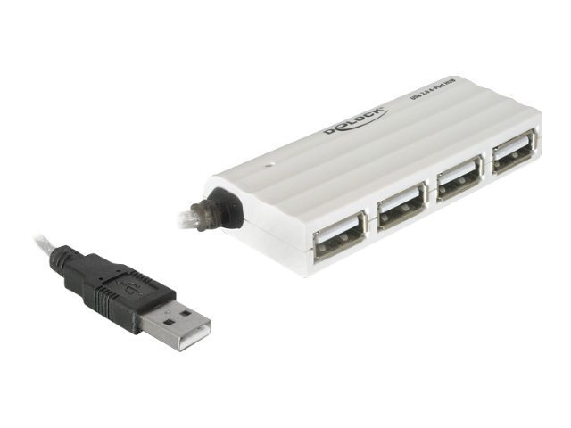 Delock USB 20 Externer Hub 4 Port