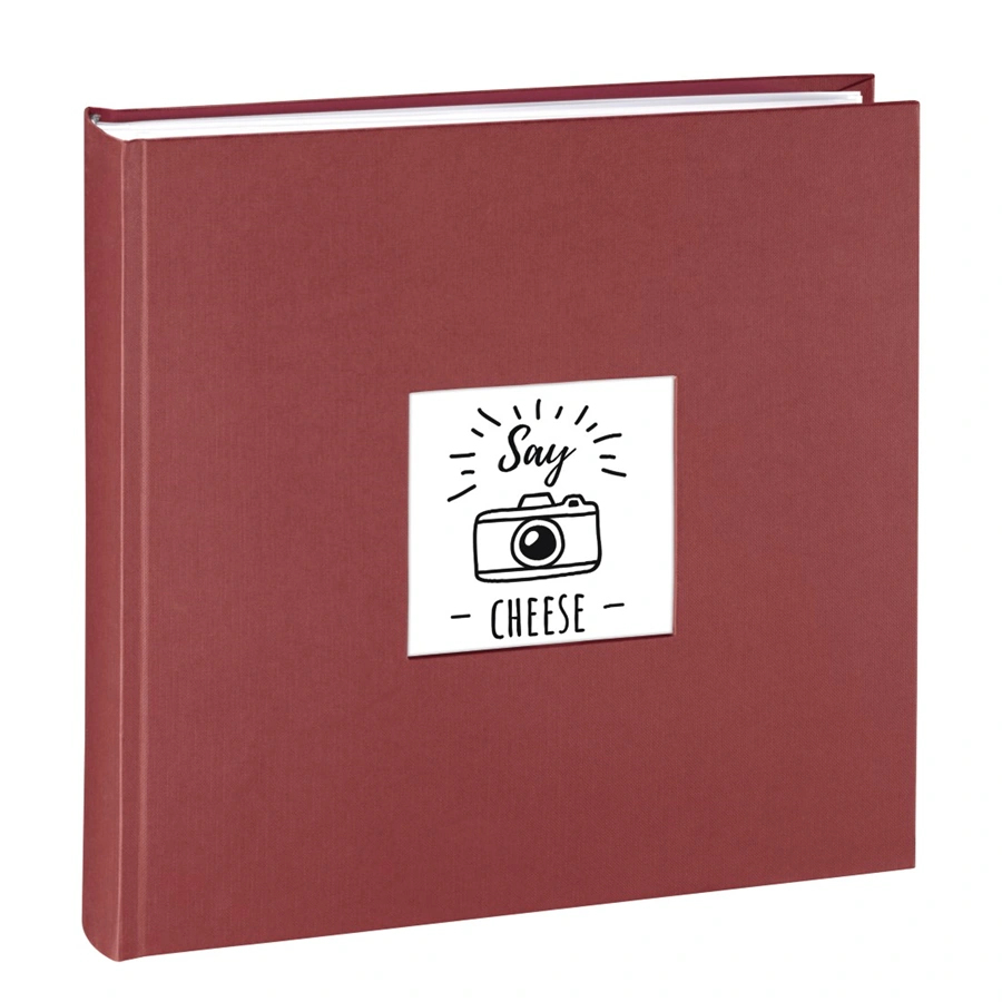 Hama Jumbo-Album Fine Art 30x30 cm 100 weiße Seiten Bordeaux