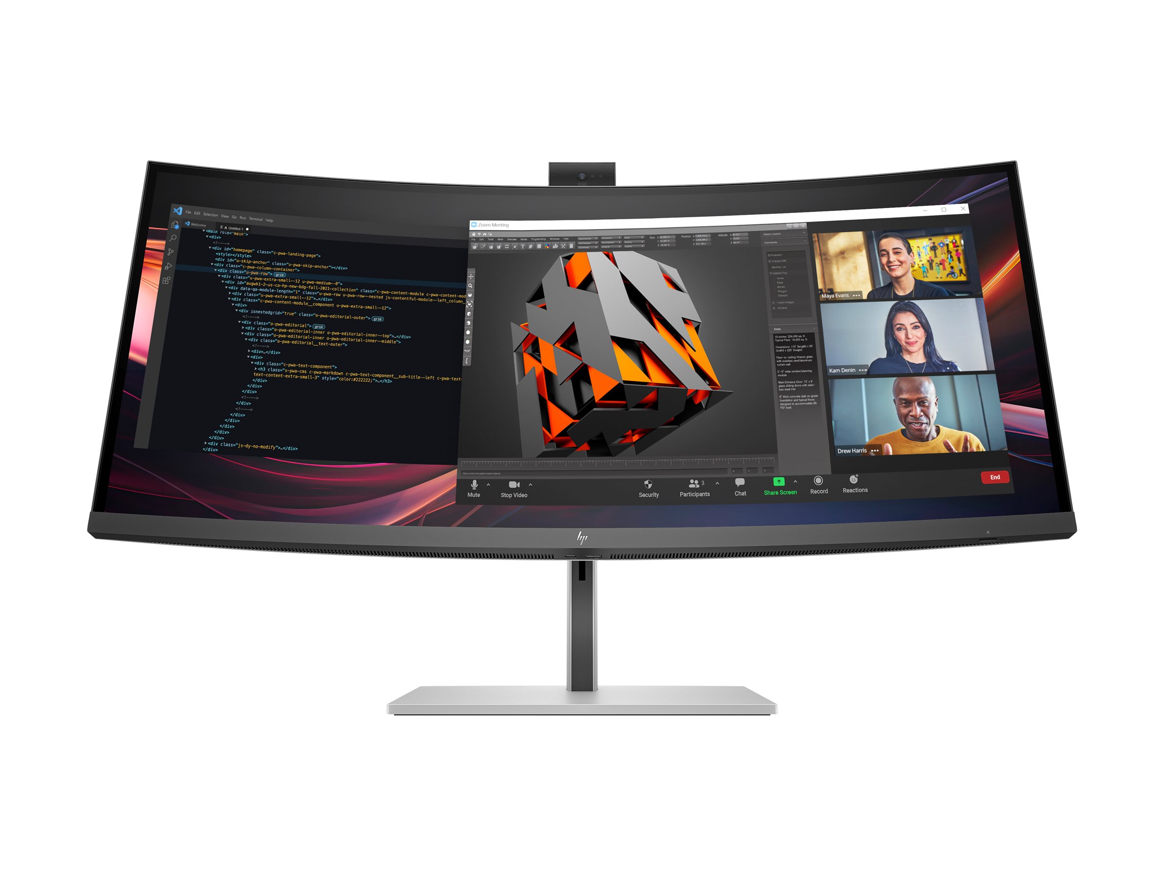 HP Series 7 Pro 734pm 34 Zoll IPS WQHD 120Hz gebogen
