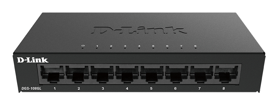 D-Link DGS-108GL 8-Port Gigabit Light Switch