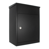 Rottner Paketbriefkasten Parcel Keeper 500 T05967 schwarz wandmontiert horizontal