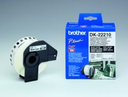 Brother DK-22210 Endlosetiketten Schwarz auf Weiß