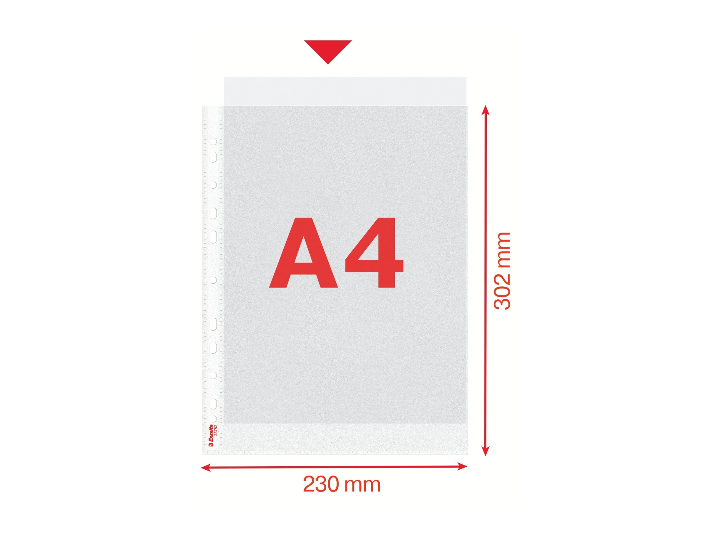 Esselte Leitz Schutzhülle A4 transparent 0,07 mm