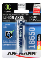 Ansmann Akku 18650 Li-Ion 3500 mAh 12,6 Wh