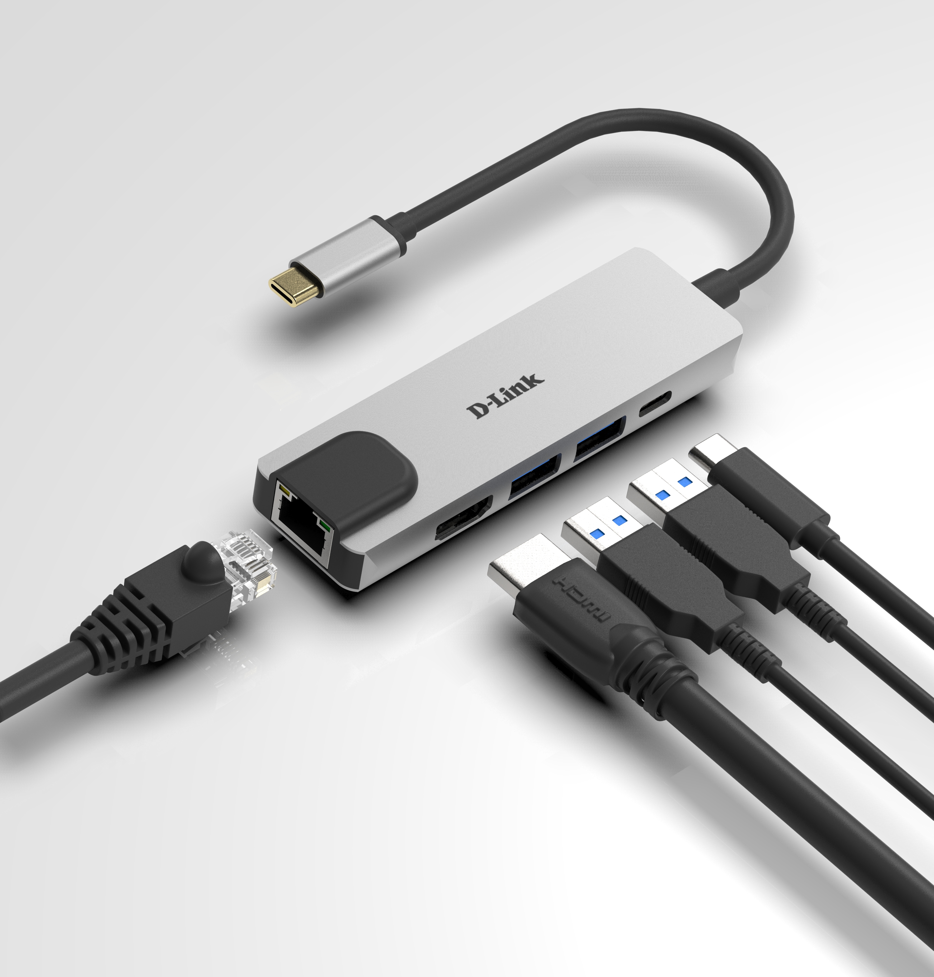 D-Link DUB-M520 USB-C 5-Port Dockingstation