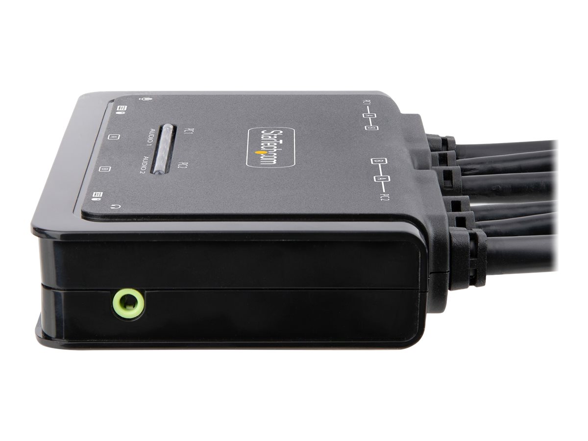 StarTech.com 2-Port Dual Monitor HDMI KVM Switch 4K 60Hz