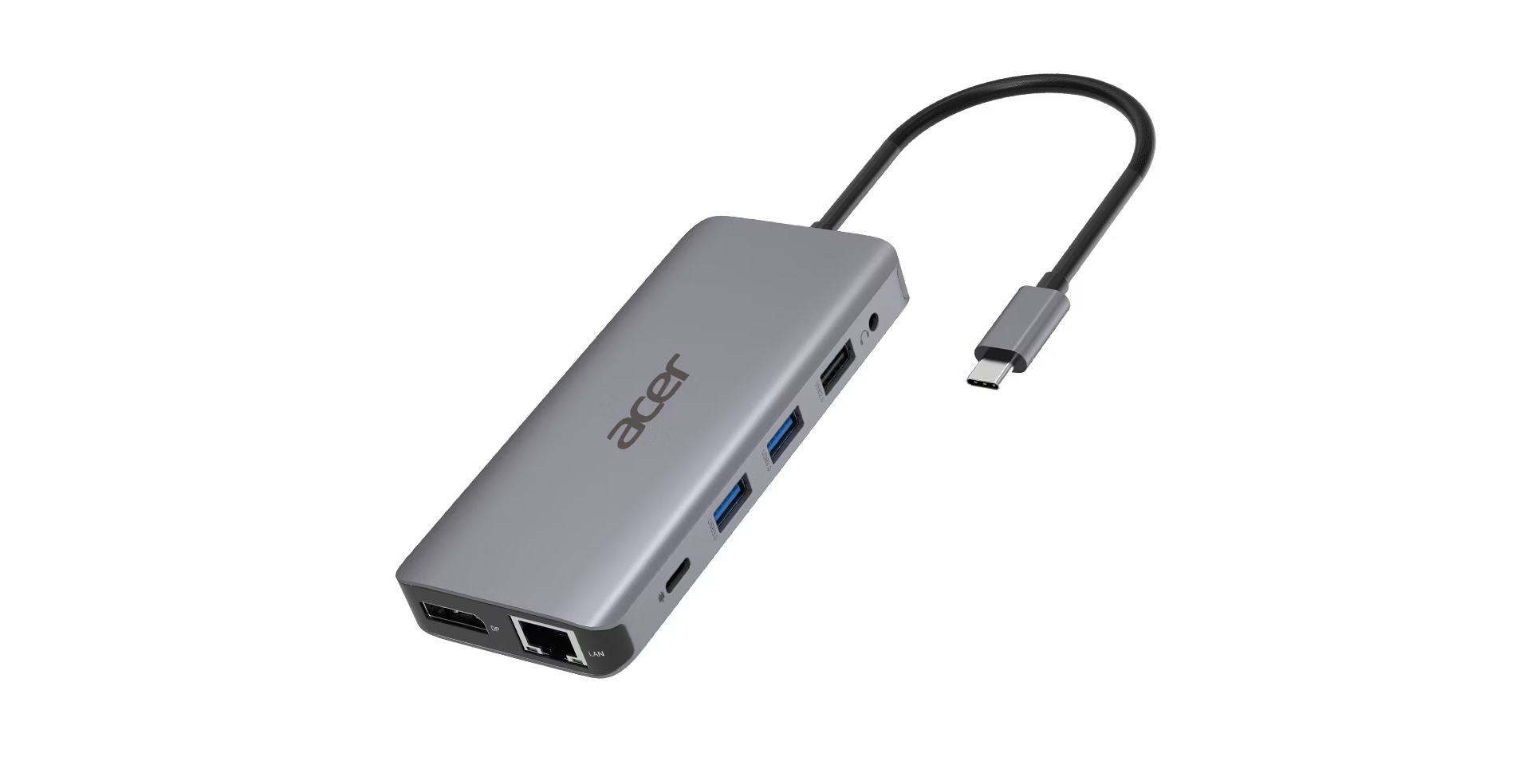 Acer 12-In-1 Type-C Adapter 2xUSB3.2 2xUSB2.0 1xDP