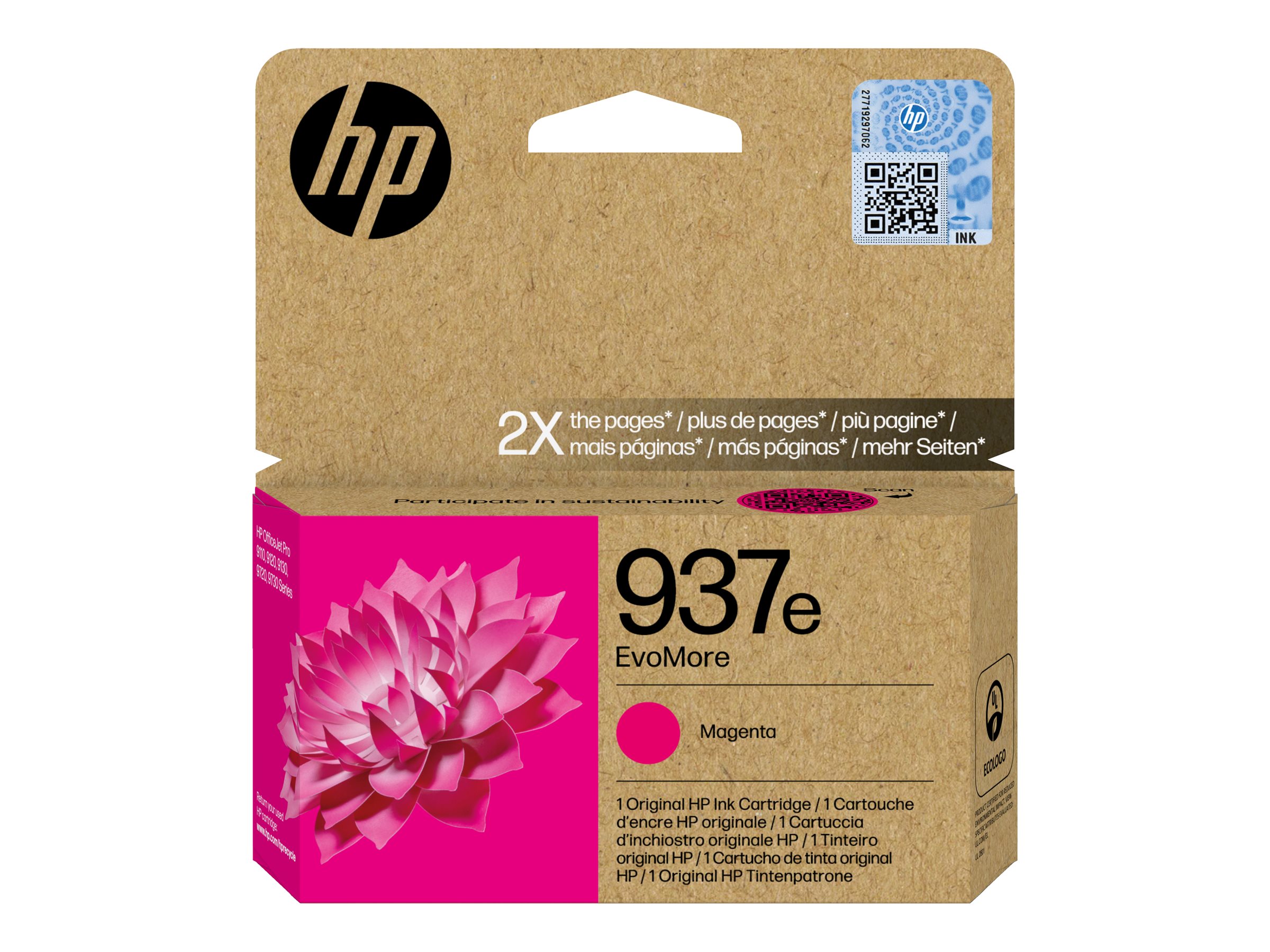 HP 937e EvoMore Magenta