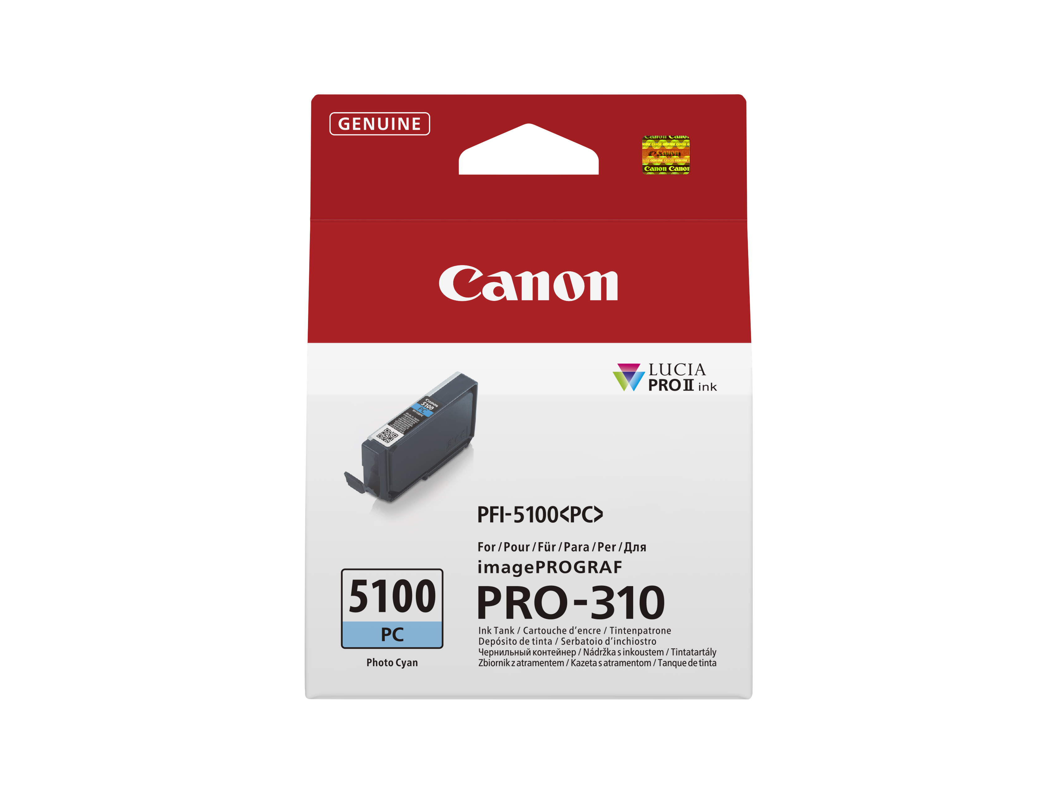 Canon PFI-5100 PC 14.4 ml Photo Cyan