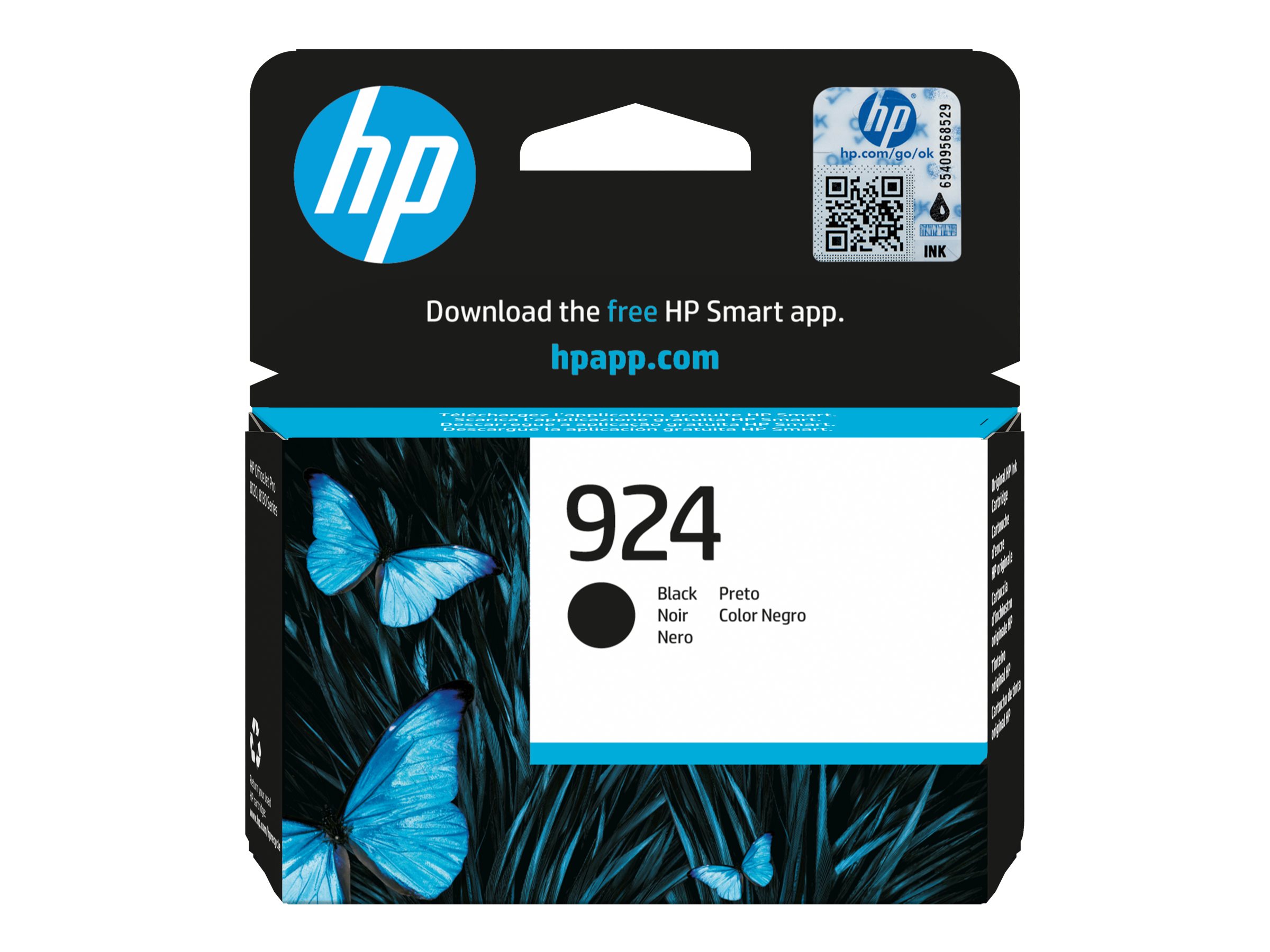 HP 924(4K0U6NE) schwarz Druckerpatrone