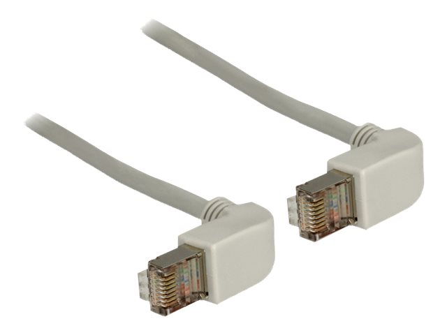 Delock Patch-Kabel RJ45 S/FTP Cat5e gewinkelt 0,5 m