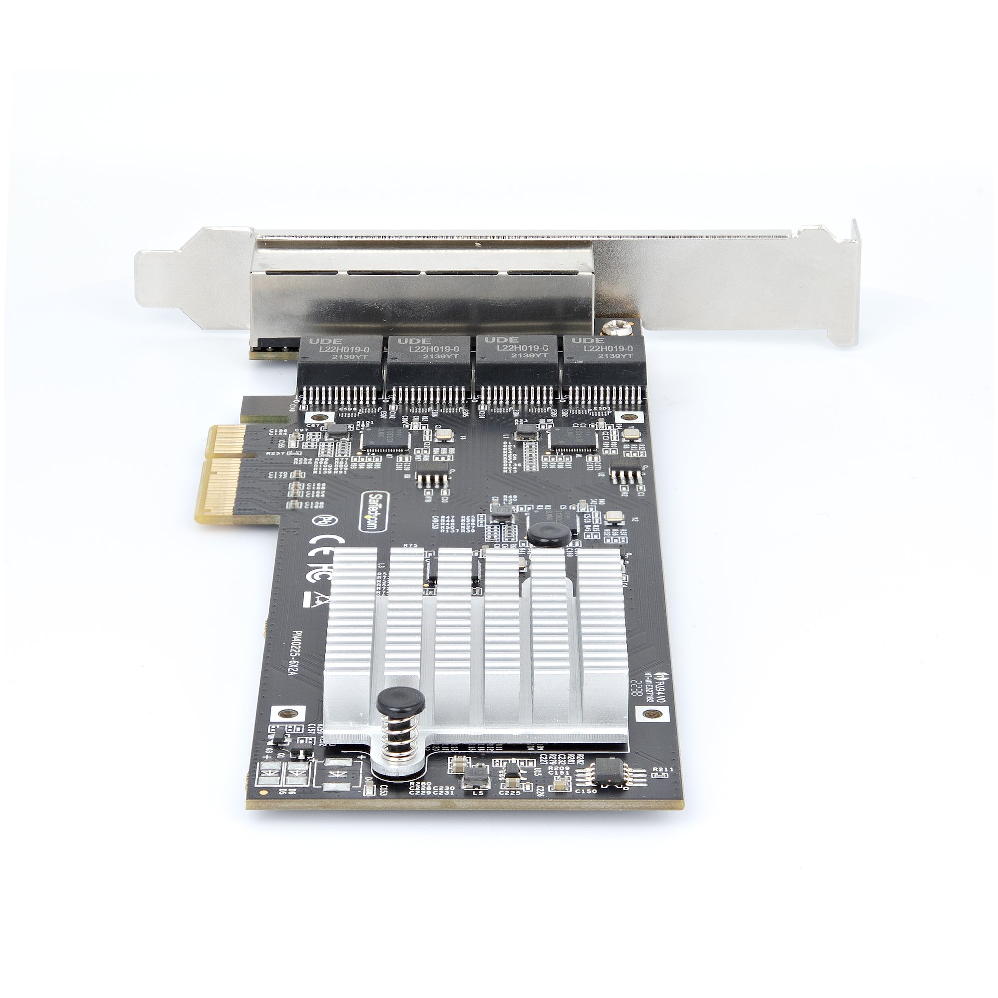 STARTECHCOM 4Port 25 Gbit PCIe Netzwerkkarte Intel I225V DualPort Computer LAN Karte MultiGigabit NIC 25G PCI Express Server