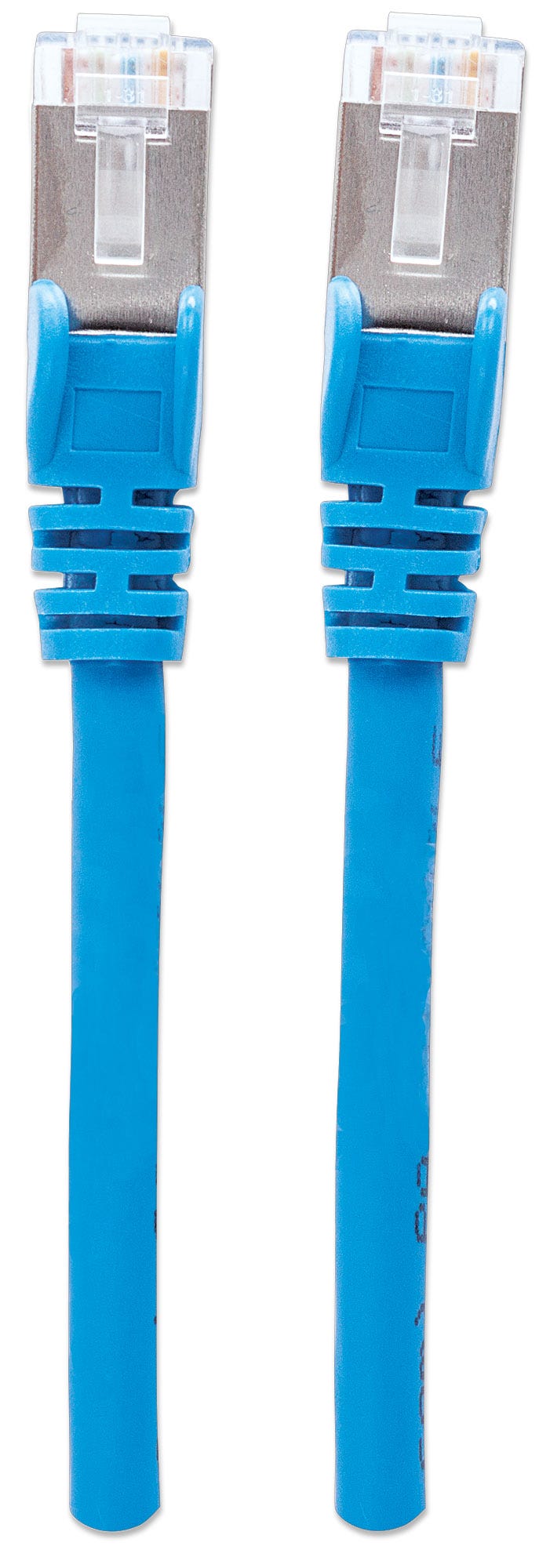 Intellinet Patchkabel Cat6A S/FTP 0,5m blau