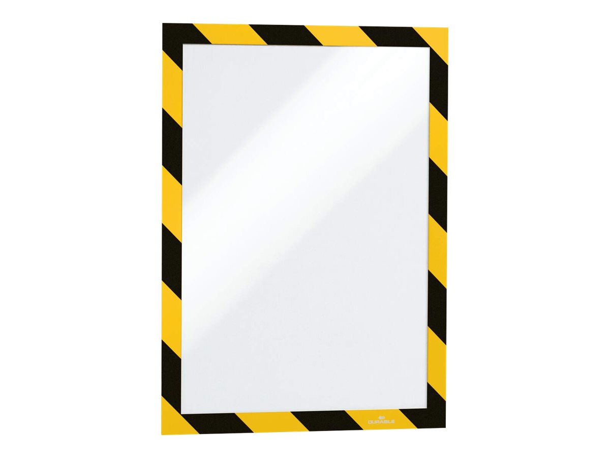 Durable DURAFRAME MAGNETIC SECURITY Gelb magnetisch A4