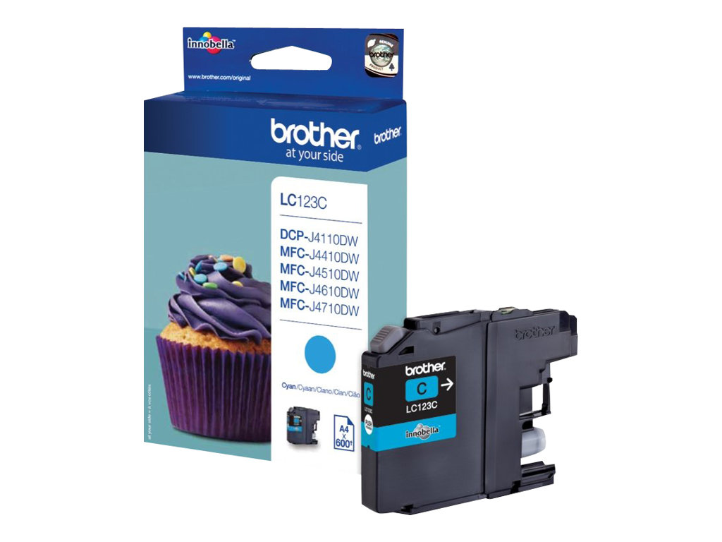 Brother Tintenpatrone LC-123C Cyan