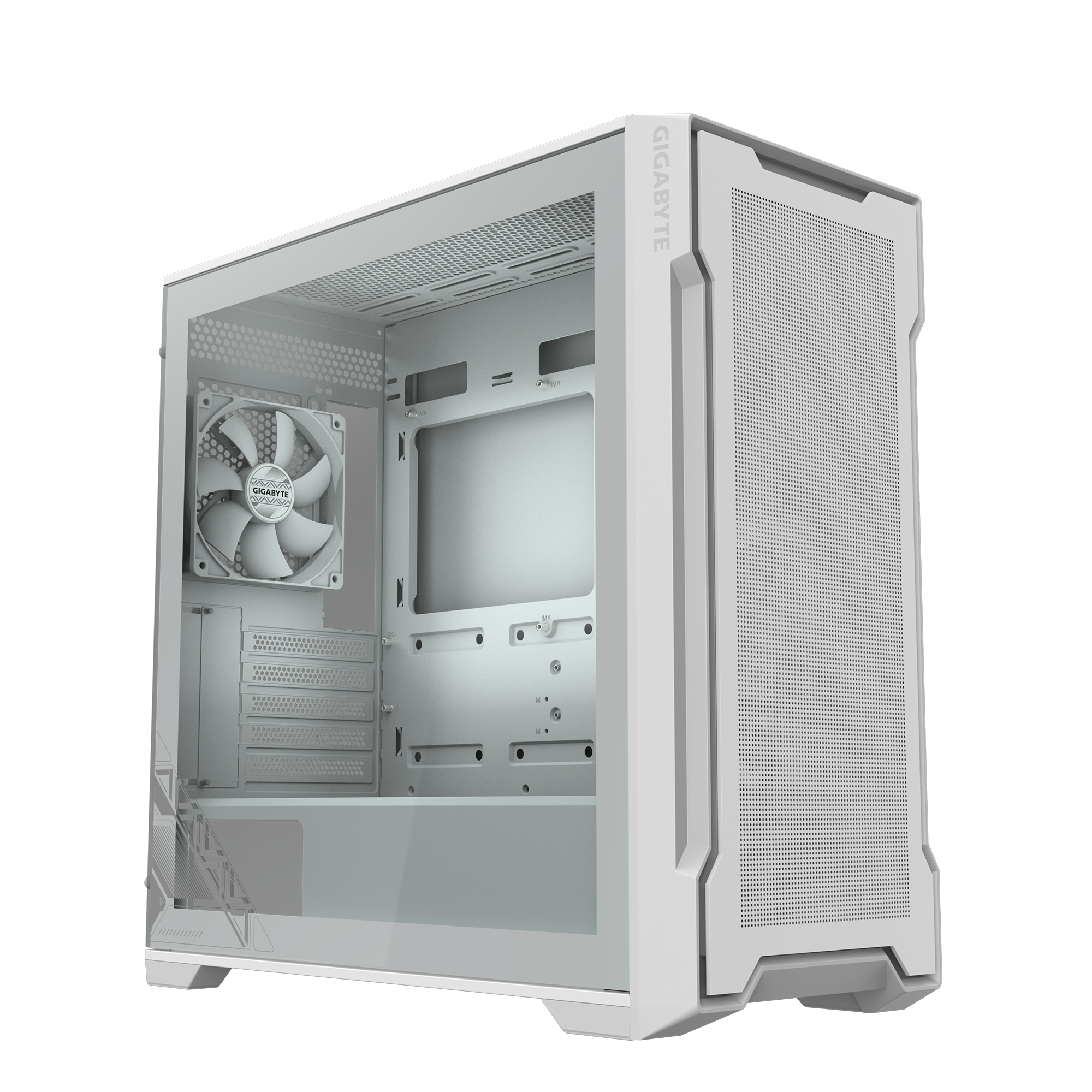 Gigabyte C102 Glass ICE white mATX