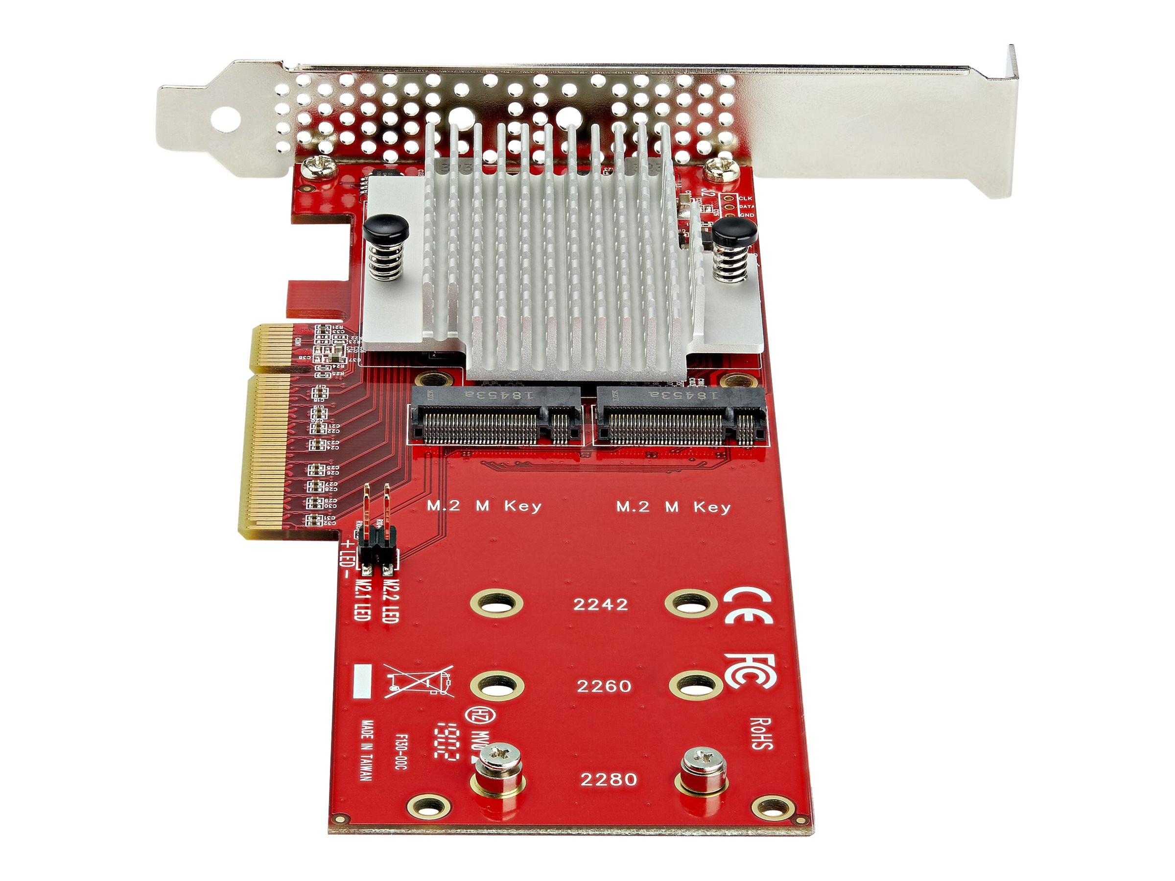 StarTech.com PEX8M2E2 Dual M.2 PCIe SSD Adapter x8/x16