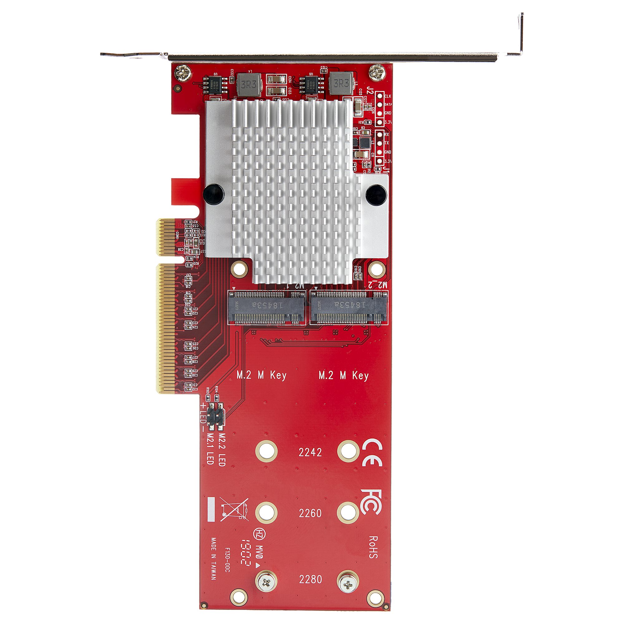 StarTech.com PEX8M2E2 Dual M.2 PCIe SSD Adapter x8/x16