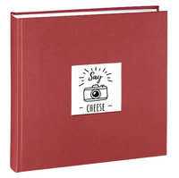Hama Jumbo-Album Fine Art 30x30 cm 100 weiße Seiten Bordeaux