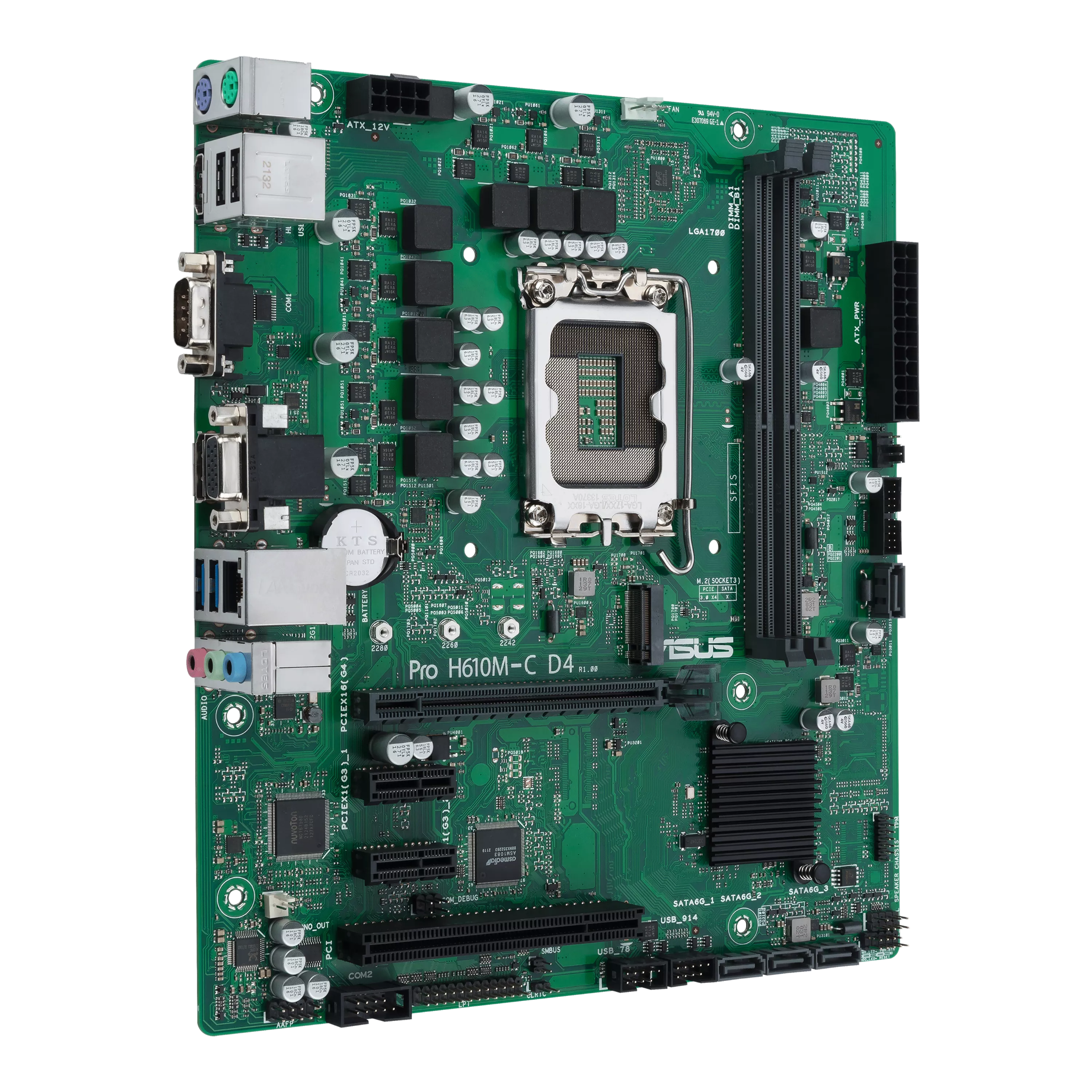 ASUS PRO H610M-C D4-CSM micro ATX LGA1700 H610